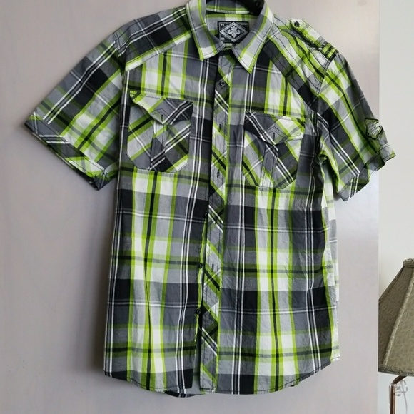 Affliction Other - Short sleeve affliction plaid shirt.